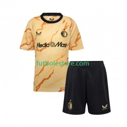 Cuarta Equipación del Feyenoord Rotterdam 2024-2025 Manga Corta para Niño (Camiseta y pantalón)