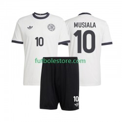 Primera Equipación del Alemania Jamal Musiala 10 ANVERSARY 2025 Manga Corta para Niño (Camiseta y pantalón)