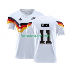 Primera Equipación del Alemania Klose 11 Retro 1990 Manga Corta para Hombre