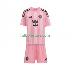 Primera Equipación del Inter Miami 2025 Manga Corta para Niño (Camiseta y pantalón)