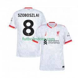 Tercera Equipación del Liverpool Szoboszlai 8 2024-2025 Manga Corta para Hombre