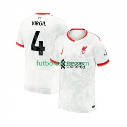 Tercera Equipación del Liverpool VIRGIL 4 2024-2025 Manga Corta para Hombre