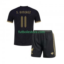 Primera Equipación del México Santiago Gimenez 11 Gold Cup 2025 Manga Corta para Niño (Camiseta y pantalón)