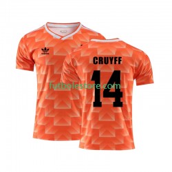 Primera Equipación del Países Bajos Cruyff 14 Retro 1988 Manga Corta para Hombre