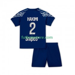 Cuarta Equipación del Paris Saint-Germain Hakimi 2 2024-2025 Manga Corta para Niño (Camiseta y pantalón)