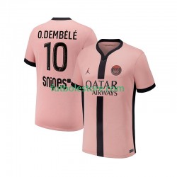 Tercera Equipación del Paris Saint-Germain Ousmane Dembele 10 2024-2025 Manga Corta para Hombre