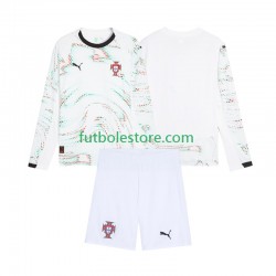 Segunda Equipación del Portugal 2025 ML para Niño (Camiseta y pantalón)