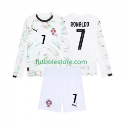 Segunda Equipación del Portugal Cristiano Ronaldo 7 2025 ML para Niño (Camiseta y pantalón)
