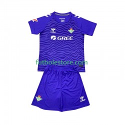 Tercera Equipación del Real Betis Portero 2024-2025 Manga Corta para Niño (Camiseta y pantalón)