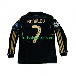 Segunda Equipación del Real Madrid Cristiano Ronaldo 7 2011-2012 ML para Hombre