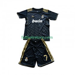 Segunda Equipación del Real Madrid Cristiano Ronaldo 7 Retro 2011-2012 Manga Corta para Niño (Camiseta y pantalón)