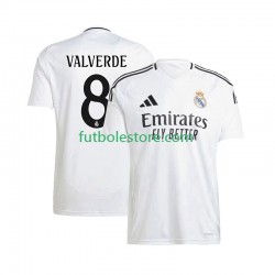 Primera Equipación del Real Madrid Federico Valverde 8 2024-2025 Manga Corta para Hombre