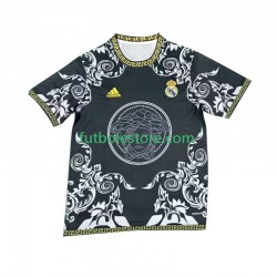 Primera Equipación del Real Madrid Versace Edition 2024-2025 Negro Manga Corta para Hombre