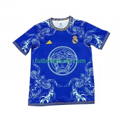 Primera Equipación del Real Madrid Versace Edition 2024-2025 Azul Manga Corta para Hombre