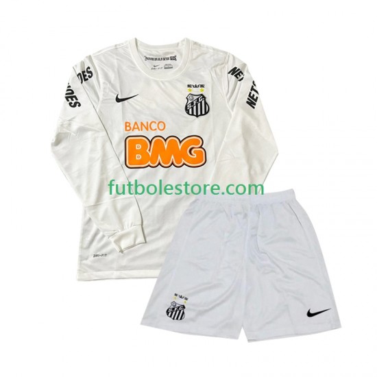Primera Equipación del Santos Retro 2011-2012 ML para Niño (Camiseta y pantalón) Primera Equipación del Santos Retro 2011-2012 ML para Niño (Camiseta y pantalón)