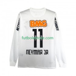 Primera Equipación del Santos Neymar JR 11 Retro 2011-2012 ML para Hombre