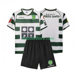 Primera Equipación del Sporting CP Retro 2001 2003 Manga Corta para Niño (Camiseta y pantalón)