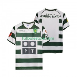 Primera Equipación del Sporting CP Retro 2001 2003 Manga Corta para Hombre