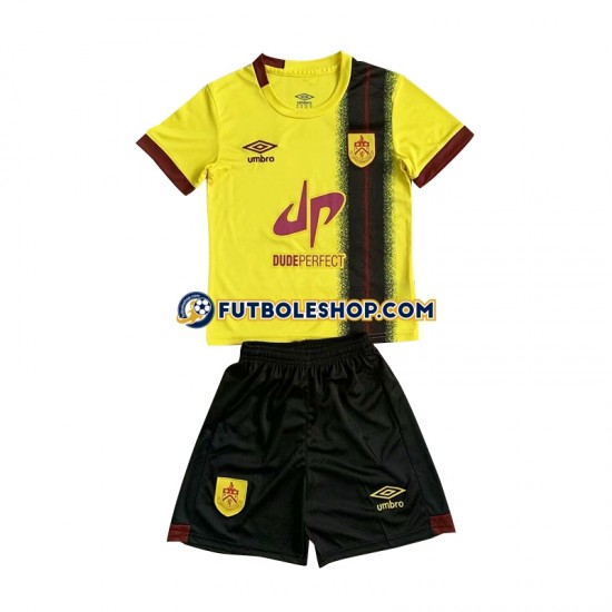Segunda Equipación del Burnley 2023-2024 Amarillo Manga Corta para Niño (Camiseta y pantalón) Segunda Equipación del Burnley 2023-2024 Amarillo Manga Corta para Niño (Camiseta y pantalón)