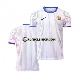 Segunda Equipación del Francia Euro 2024 Manga Corta para Hombre