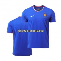 Primera Equipación del Francia Euro 2024 Azul Manga Corta para Hombre