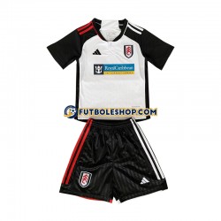 Primera Equipación del Fulham 2023-2024 Manga Corta para Niño (Camiseta y pantalón)