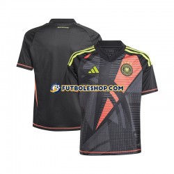 Primera Equipación del Alemania Portero Euro 2024 Negro Manga Corta para Hombre