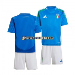 Primera Equipación del Italia Euro 2024 Azul Manga Corta para Niño (Camiseta y pantalón)