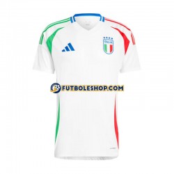 Segunda Equipación del Italia Euro 2024 Blanco Manga Corta para Hombre