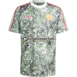 Primera Equipación del Manchester United Stone Roses 2023-2024 Manga Corta para Hombre