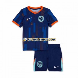 Segunda Equipación del Países Bajos Euro 2024 Manga Corta para Niño (Camiseta y pantalón)