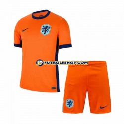 Primera Equipación del Países Bajos Euro 2024 Manga Corta para Niño (Camiseta y pantalón)