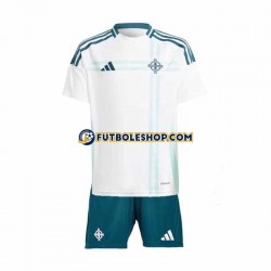 Segunda Equipación del Irlanda Del Norte 2024 Manga Corta para Niño (Camiseta y pantalón)