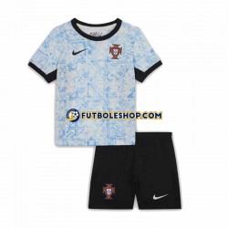 Segunda Equipación del Portugal Euro 2024 Manga Corta para Niño (Camiseta y pantalón)