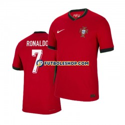 Primera Equipación del Portugal Cristiano Ronaldo 7 Euro 2024 Rojo Manga Corta para Hombre