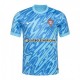 Tercera Equipación del Portugal Portero Euro 2024 Azul Manga Corta para Hombre