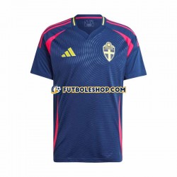 Segunda Equipación del Suecia 2024 Manga Corta para Hombre