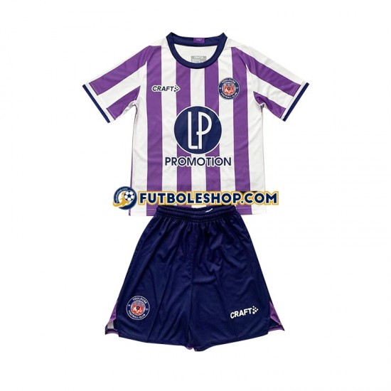 Primera Equipación del Toulouse 2023-2024 Manga Corta para Niño (Camiseta y pantalón) Primera Equipación del Toulouse 2023-2024 Manga Corta para Niño (Camiseta y pantalón)