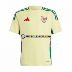 Segunda Equipación del Gales 2024 Manga Corta para Hombre