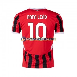Primera Equipación del AC Milan RAFA LEAO 10 2024-2025 Manga Corta para Hombre