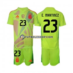 Segunda Equipación del Argentina Portero Emiliano Martinez 23 2024 Manga Corta para Niño (Camiseta y pantalón)