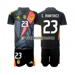 Primera Equipación del Argentina Portero Emiliano Martinez 23 2024 Manga Corta para Niño (Camiseta y pantalón)