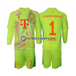 Primera Equipación del Bayern de Múnich Portero Manuel Neuer 1 2024-2025 ML para Niño (Camiseta y pantalón)