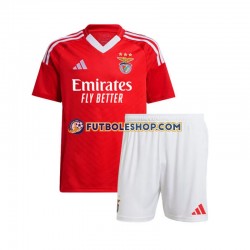 Primera Equipación del Benfica 2024-2025 Rojo Manga Corta para Niño (Camiseta y pantalón)