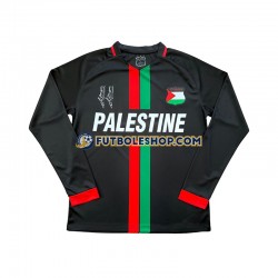 Primera Equipación del Club Deportivo Palestino Center Stripre 2024-2025 ML para Hombre