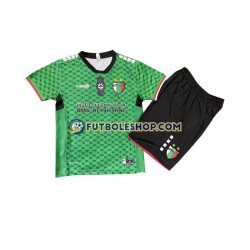 Segunda Equipación del Club Deportivo Palestino Portero 2024-2025 Manga Corta para Niño (Camiseta y pantalón)