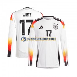 Primera Equipación del Alemania Florian Wirtz 17 Euro 2024 ML para Hombre