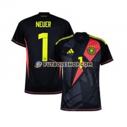 Primera Equipación del Alemania Portero Manuel Neuer 1 Euro 2024 Manga Corta para Hombre