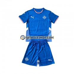Primera Equipación del Islandia 2024 Manga Corta para Niño (Camiseta y pantalón)