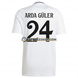 Primera Equipación del Real Madrid ARDA GULER 24 2024-2025 Manga Corta para Hombre
